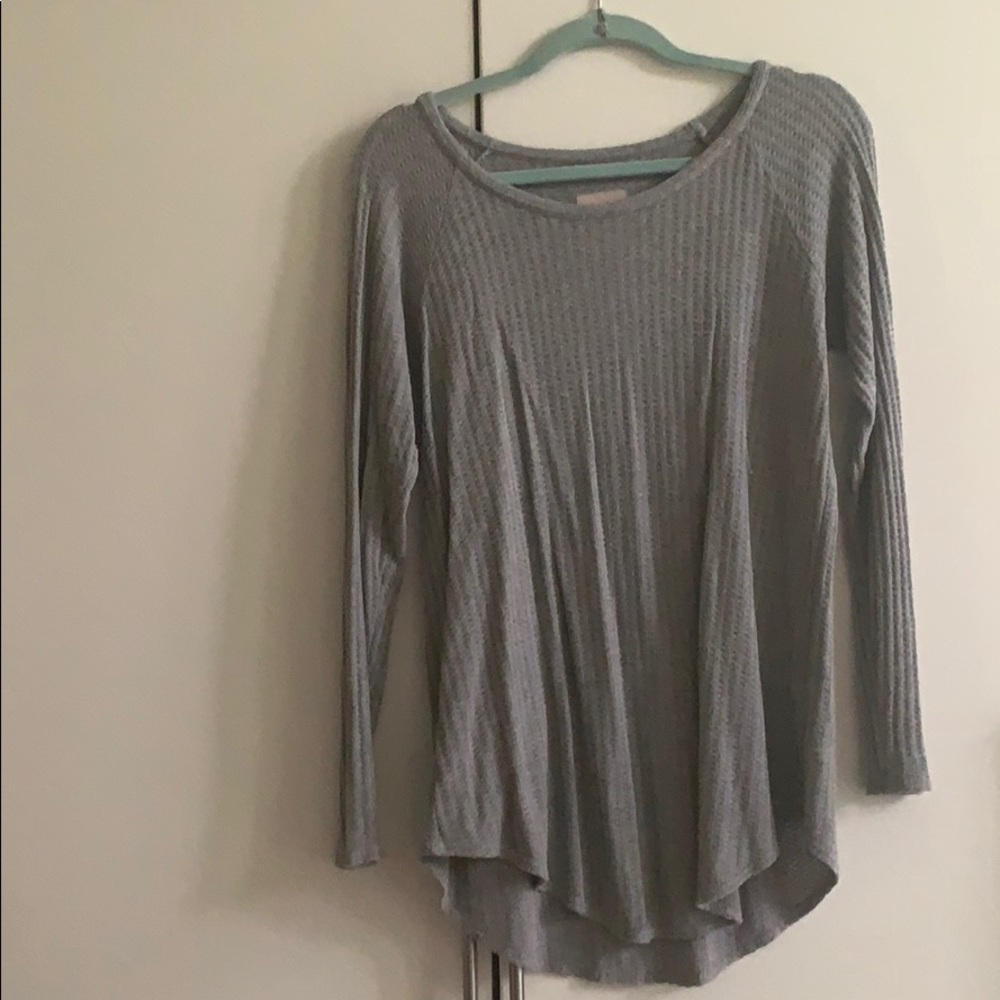 Gray Tunic Sweater